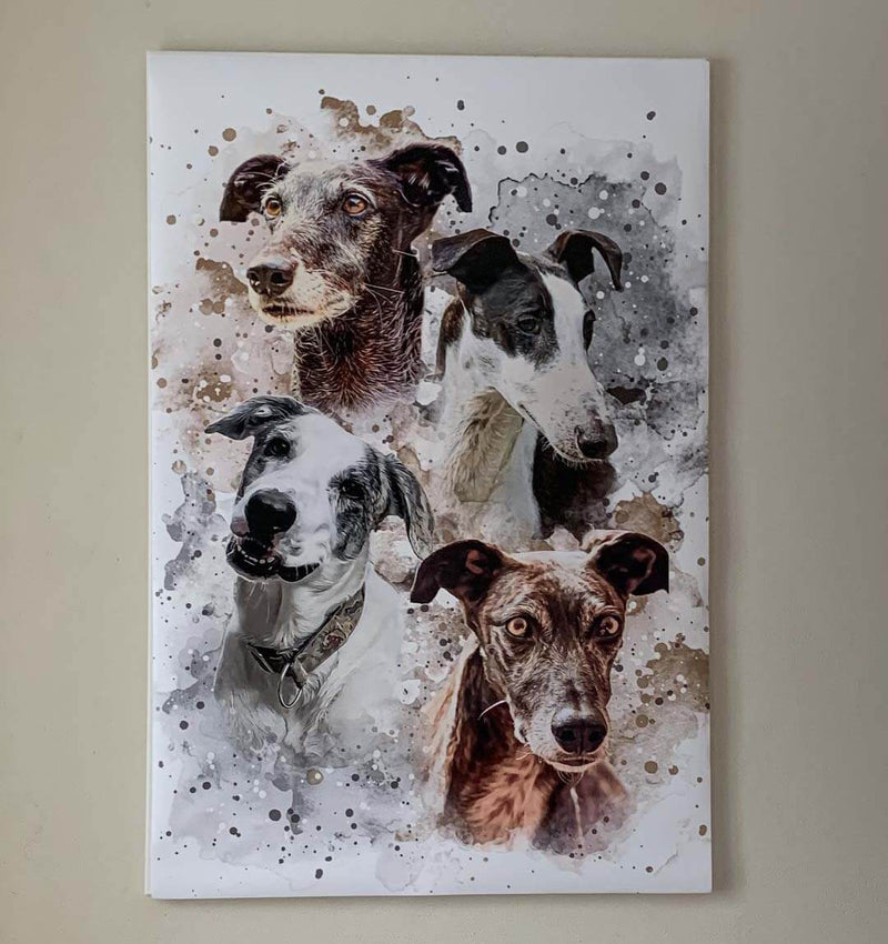 Your Dog as Watercolor Portrait